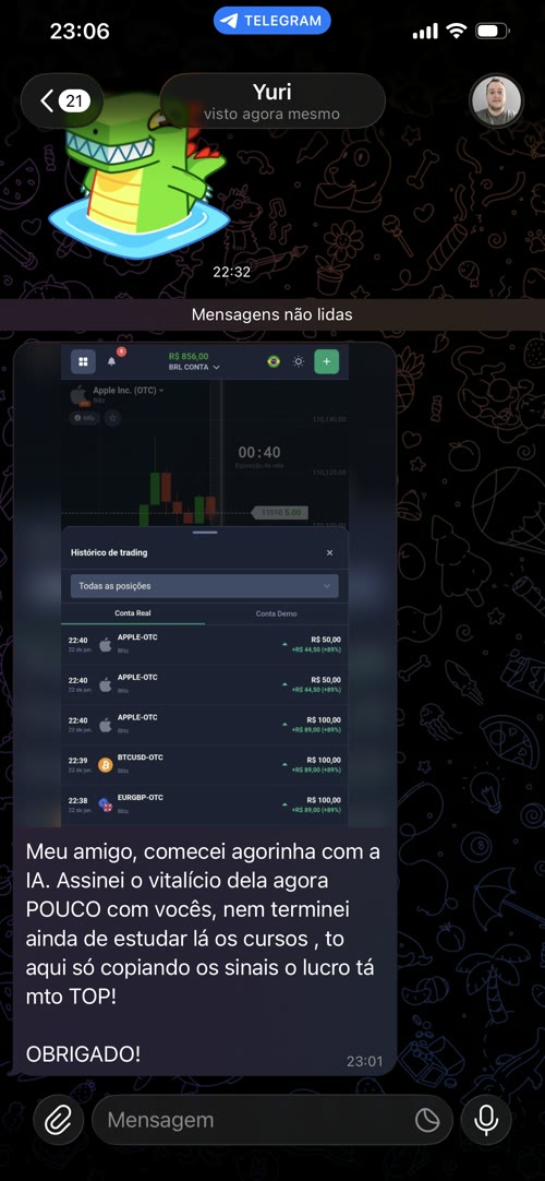 Depoimento de cliente do Syntra AI